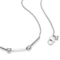 Collana Pandora Donna in Argento Cubic Zirconia 390059C01-45 - 390059C01-45